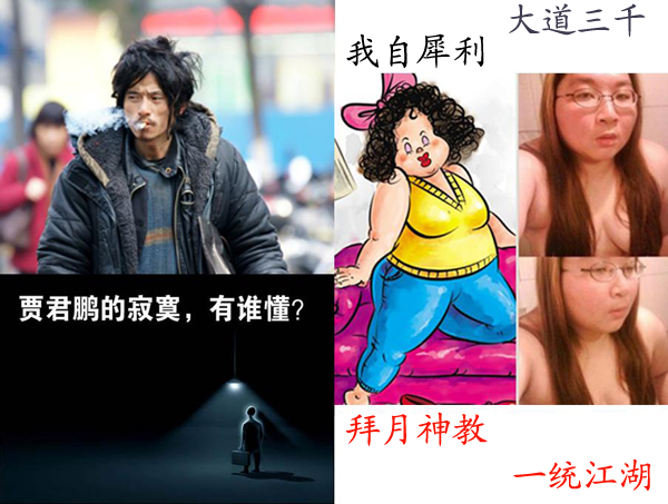 网络窜红事件 犀利哥 贾君鹏 小月月