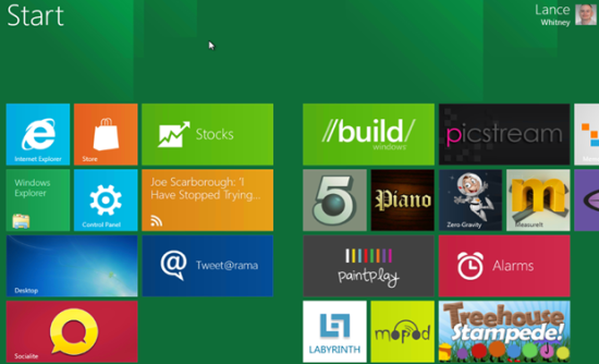 对Windows 8 Metro界面